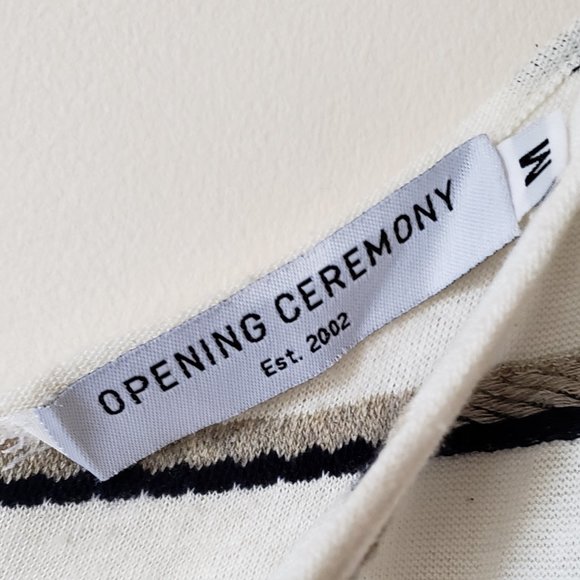 New - Opening Ceremony Striped Dress SIZE: Medium - Picture 5 of 6